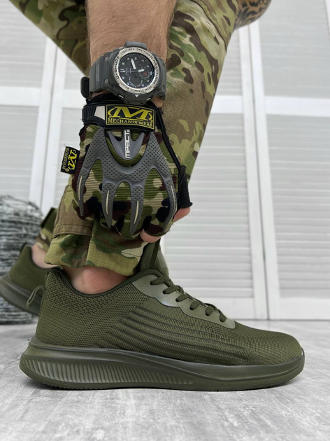 Тактичні кросівки Urban Ops Assault Shoes Olive 44 - зображення 1