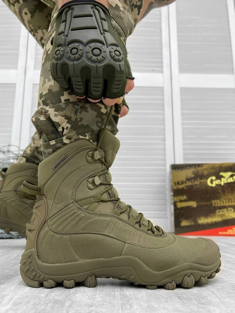 Тактичні літні черевики Gepard Tactical Boots Olive 45 - зображення 1