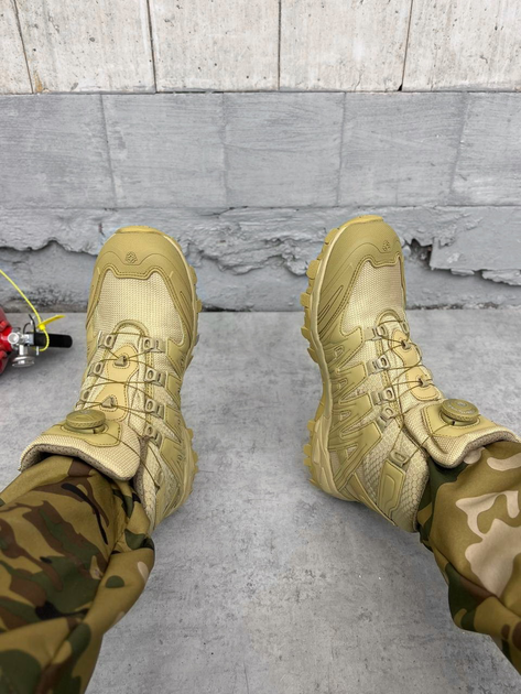 Тактичні черевики автовузол Tactical Combat Boots Coyote 45 - зображення 2
