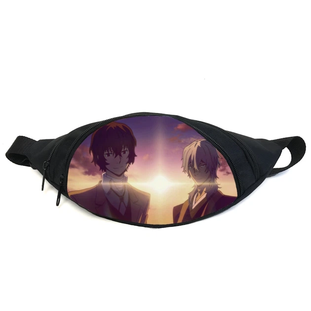 Поясная сумка бананка Бродячие псы Bungou stray dogs (GB BSD 032) Gear Bag черная - Фото 1 Поясная сумка бананка Бродячие псы Bungou stray dogs (GB BSD 032) Gear Bag черная - изображение 1