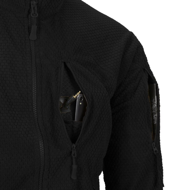 Кофта флисовая Helikon Alpha Tactical Black L - изображение 8