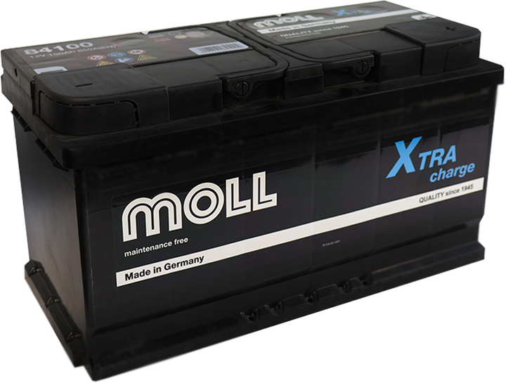 Автомобильный аккумулятор MOLL X-Tra Charge 12 В 100 А/час 900 A (4027701841004) - изображение 2