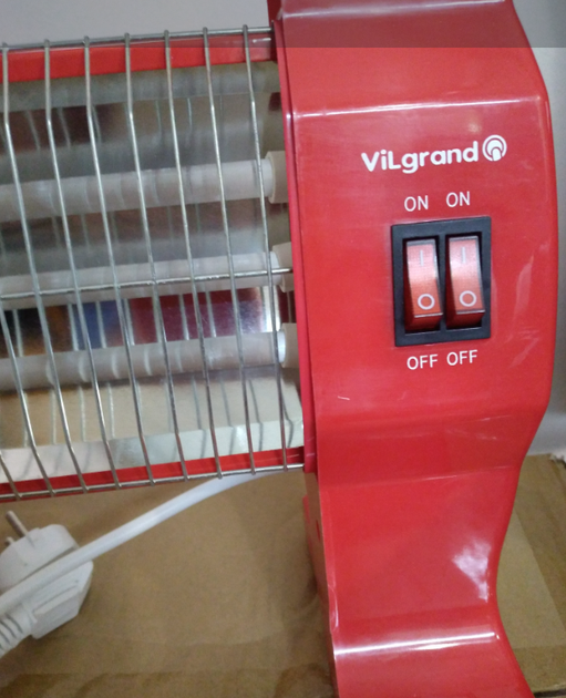 Инфракрасный обогреватель ViLgrand VQ4812R 1200 Вт - изображение 3