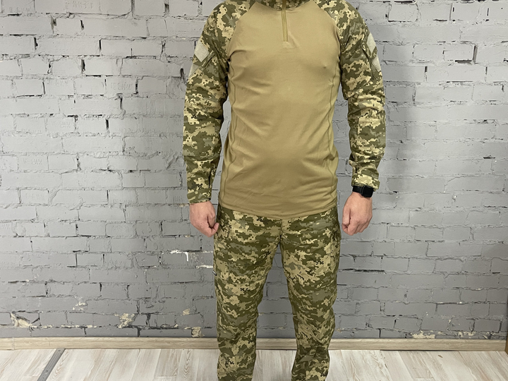 Костюм тактический UNIFORM военная форма убакс + штаны размер 3XL Пиксель (PLT-055) - изображение 1