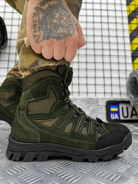 Тактичні черевики Tactical Response Footwear Olive Elite 45 - зображення 1