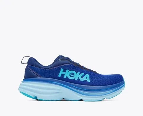 Мужские кроссовки HOKA ONE ONE BONDI 8 1123202 BBBG 44,5 (EU 44 2/3, USA 10,5 D, 28,5 см) синие с голубым - изображение 7