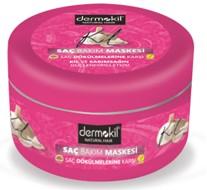 Maska do włosów Dermokil Garlic natural hair mask 300 ml (8697916000174) - obraz 1