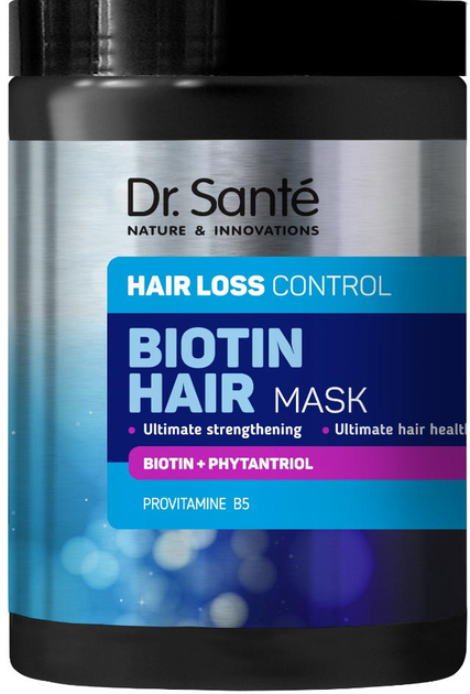 Maska Dr. Sante Biotin Hair Mask przeciw wypadaniu włosów z biotyną 1000 ml (8588006040616) - obraz 1