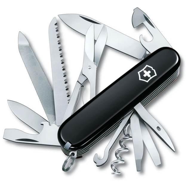 Нож Victorinox Ranger 91 мм Чорний (1.3763.3) - изображение 1