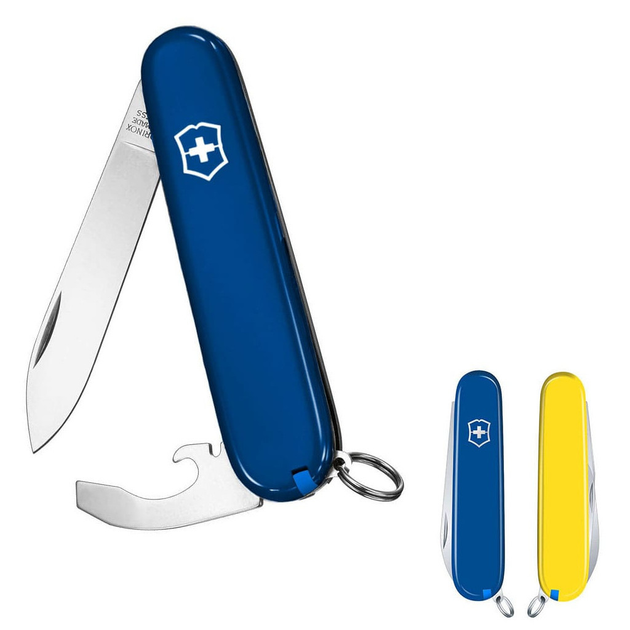 Ніж Victorinox Bantam Ukraine 84 мм Синьо-жовтий (0.2303.2.8) - зображення 2