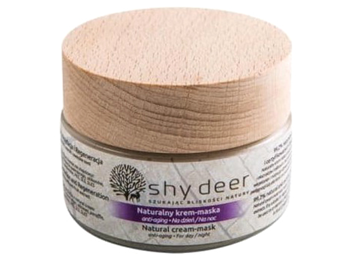 Krem-maska Shy Deer Natural Cream naturalny anti-aging 50 ml (5900168929029) - obraz 1