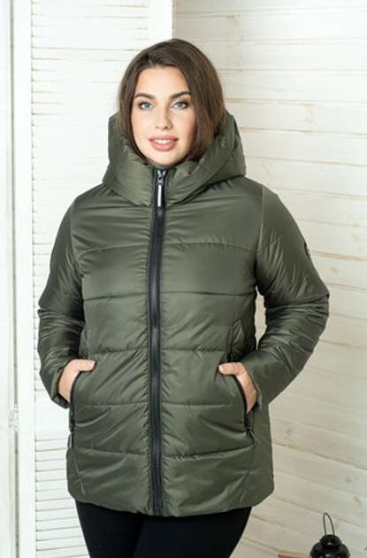 Женская куртка большого размера демисезонная UF-fashion 00059-mdt 58 ...