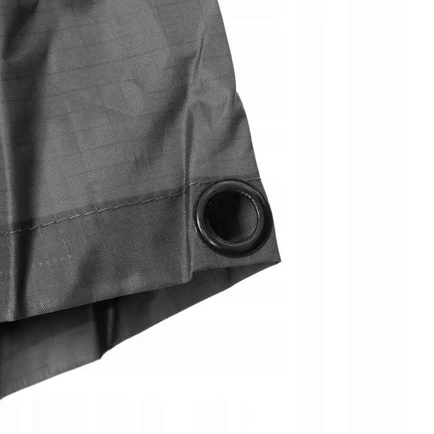 Пончо тактичне Mil-Tec RipStop One-Size Чорний Плащ-палатка PONCHO BASIC SCHWARZ (10628002) - изображение 7