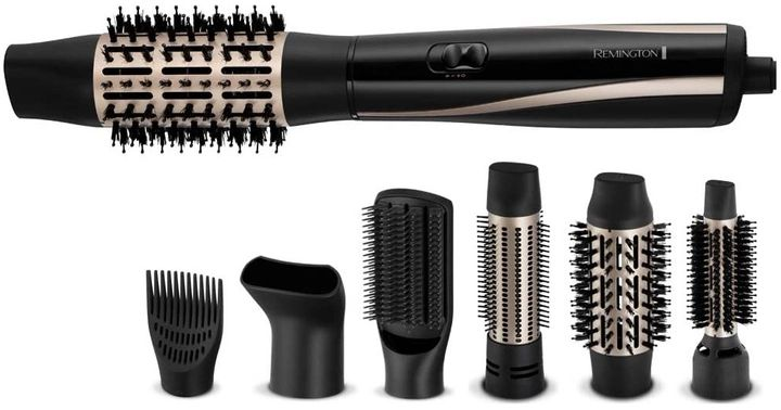 Мультистайлер для волос Remington Blow Dry and Style Caring 6 насадок 1200Вт Черный (AS7700) - изображение 2
