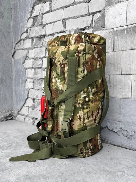 Тактический рюкзак баул сумка 70 л. мультикам Б-02 - изображение 1