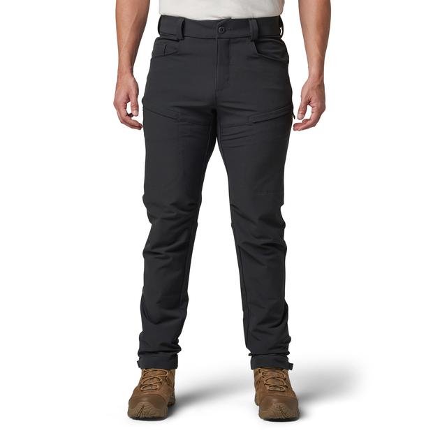 Штани вологозахисні 5.11 Tactical Cepheus Softshell Pants Black W28/L32 (43064-019) - зображення 1