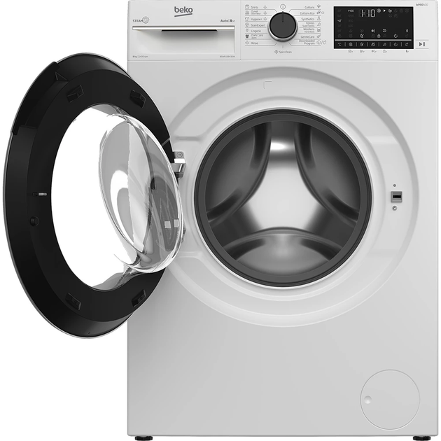 Пральна машина Beko B5WFU58436W (8 кг, інвертор) - изображение 3