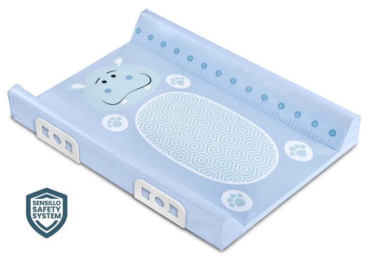 Сповивальна дошка Sensillo Safety System 70 см - ANIMALS HIPCIO NIEBIESKI (SILLO-12185) - Фото 1 Сповивальна дошка Sensillo Safety System 70 см - ANIMALS HIPCIO NIEBIESKI (SILLO-12185) - зображення 1