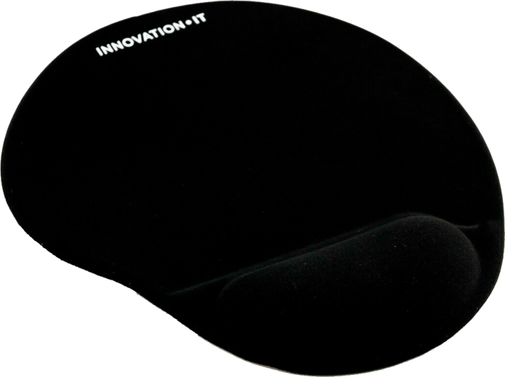 Килимок для миші з подушкою під зап'ястя Innovation IT GEL Mouse Pad Black (120839-IIT) - зображення 2