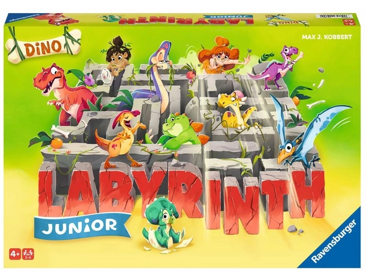 Gra planszowa Ravensburger Labyrinth Junior Dino (4005556223626) - obraz 1