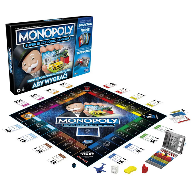 Gra planszowa Hasbro Monopoly: Super Electronic Banking (5010993718610) - obraz 2