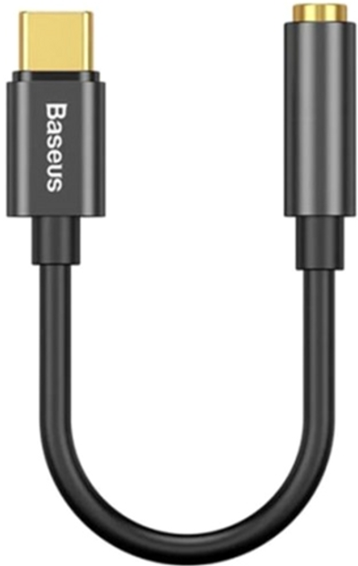 Кабель-перехідник Baseus Type-C Male to 3.5 мм Female Adapter L54 Black (CATL54-01) - зображення 1