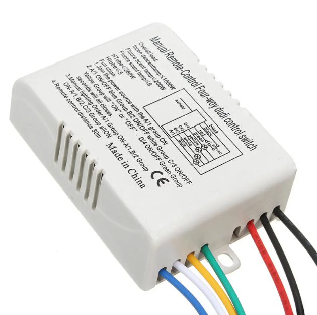 Дистанційний радіовимикач LEDTech 220V з пультом на 4 канали - зображення 5