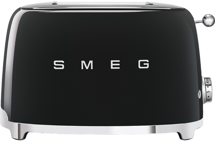 Тостер Smeg 50' Style Black TSF01BLEU (8017709187002) - зображення 1