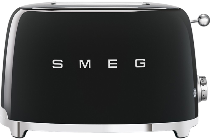 Toster Smeg 50' Style Black TSF01BLEU (8017709187002) - obraz 1