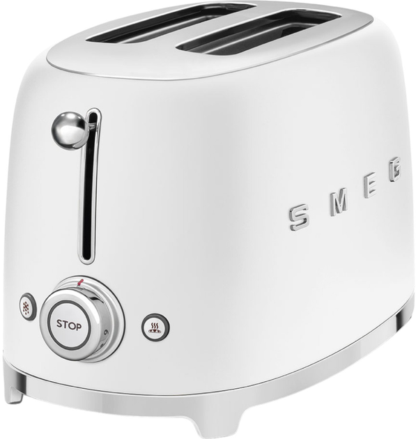 Toster Smeg 50' Style Matt White TSF01WHMEU (8017709290672) - obraz 3