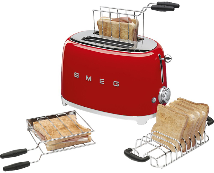 Toster Smeg 50' Style Red TSF01RDEU (8017709186968) - obraz 4