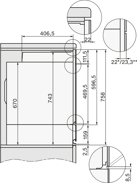 Духова шафа електрична Miele H 2861 BP чорний обсидіан - зображення 13