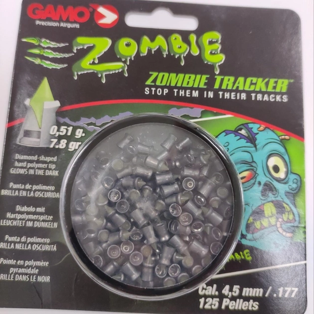 Кулі GAMO Zombie 150 шт. кал. 4.5 мм, 0.51 гр. - зображення 1
