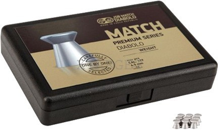 Пульки JSB Match Premium light 4.49 мм, 0.5 г (200шт) - изображение 1