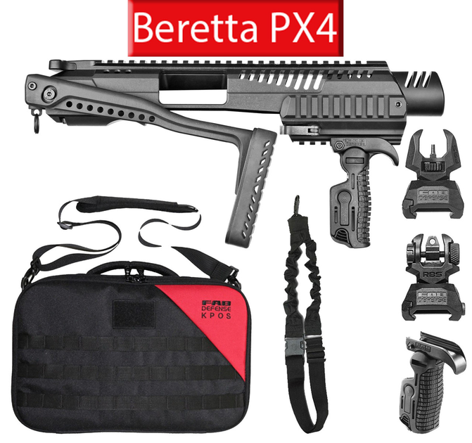 Обвес FAB Defense KPOS для Beretta PX4, приклад М4 - изображение 1