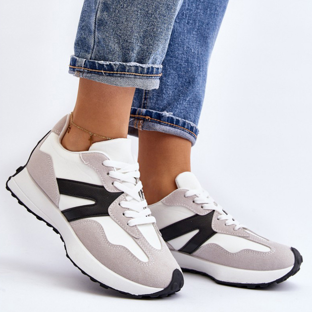 Buty sportowe damskie Chloette 38 Szare (5905677030594) - obraz 3