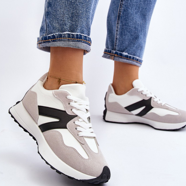 Buty sportowe damskie Chloette 38 Szare (5905677030594) - obraz 5