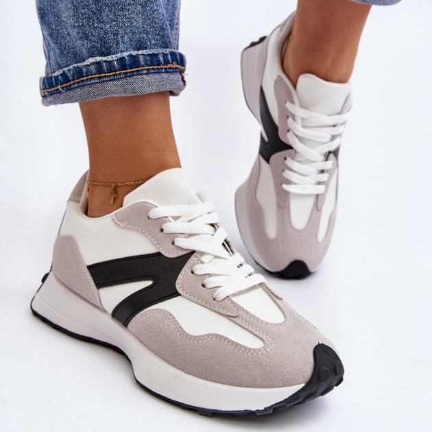 Buty sportowe damskie Chloette 38 Szare (5905677030594) - obraz 6