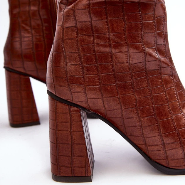 Чоботи жіночі Vabaria 41 Коричневі (5905677021462) - зображення 7