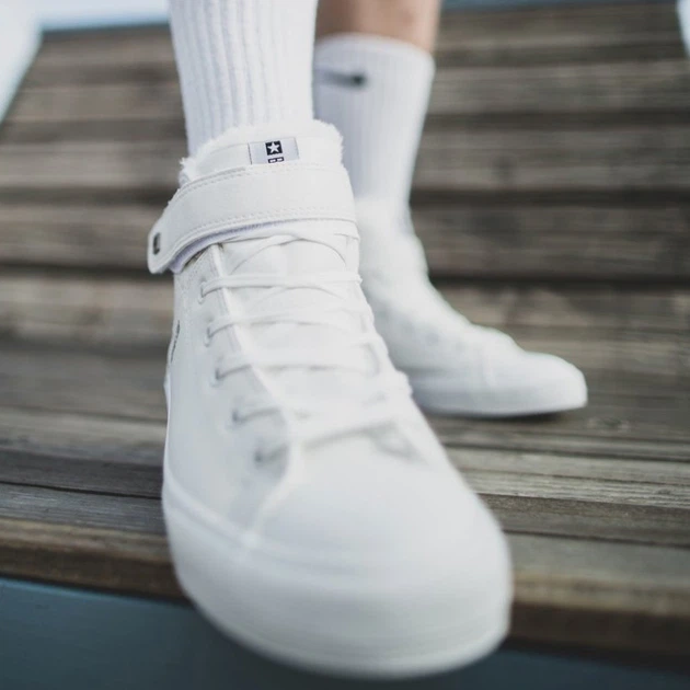 Trampki męskie wysokie Big Star Y174024 44 Białe (5901437802784) - obraz 5