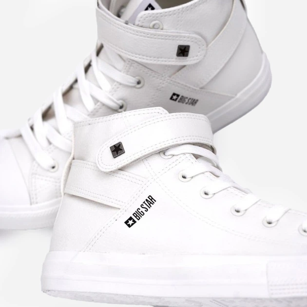 Trampki męskie wysokie Big Star Y174024 44 Białe (5901437802784) - obraz 6