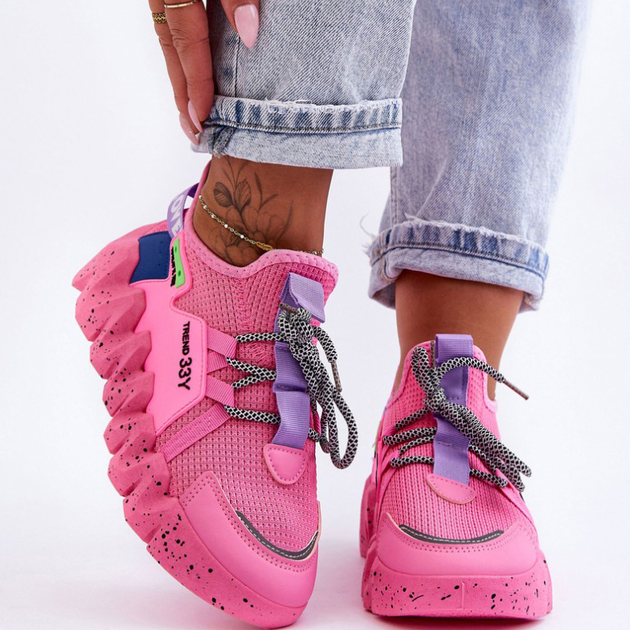 Sneakersy damskie Evolution 39 Różowe (5905677436785) - obraz 6