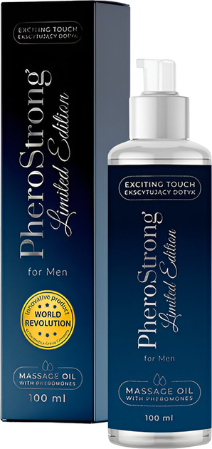 Olejek do masażu z feromonami PheroStrong Limited Edition For Men Massage Oil With Pheromones 100 ml (5905669259514) - obraz 1