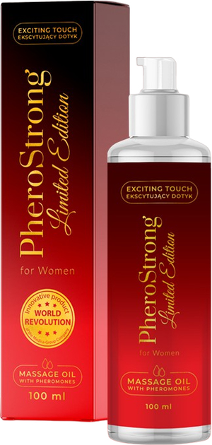 Olejek do masażu z feromonami PheroStrong Limited Edition For Women Massage Oil With Pheromones 100 ml (5905669259507) - obraz 1