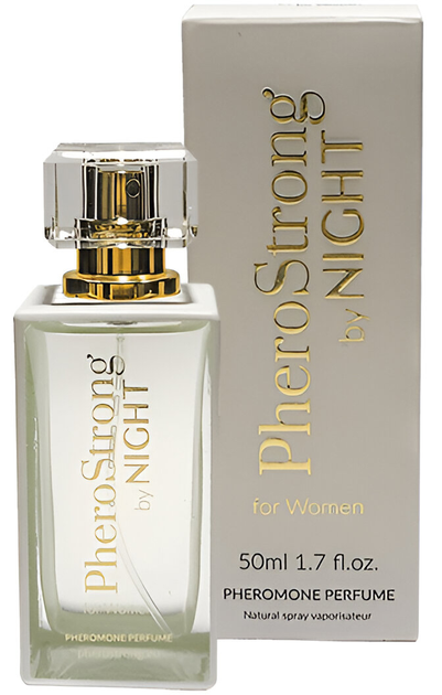 Perfumy damskie z feromonami PheroStrong By Night For Women Pheromone Perfume 50 ml (5905669259286) - obraz 1