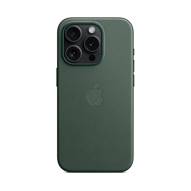 Чохол FineWoven Case with MagSafe Original для Apple iPhone 15 Pro (OEM) - Evergreen (ARM71983) - изображение 4