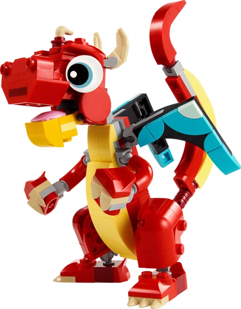 Zestaw klocków Lego Creator Czerwony smok 149 elementów (31145) - obraz 2