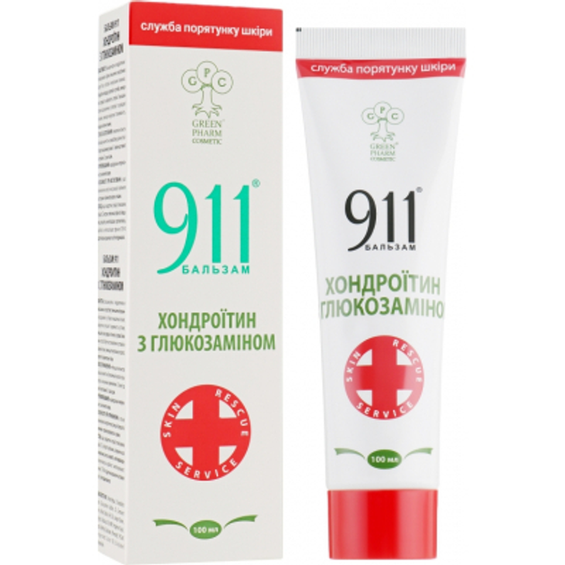 Бальзам для тіла Green Pharm Cosmetic 911 Хондроїтин з глюкозаміном 100 мл (4820182112584) - зображення 2