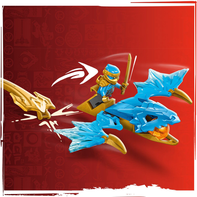 Конструктор LEGO NINJAGO Атака повсталого дракона Нії 26 деталей (71802) - зображення 6
