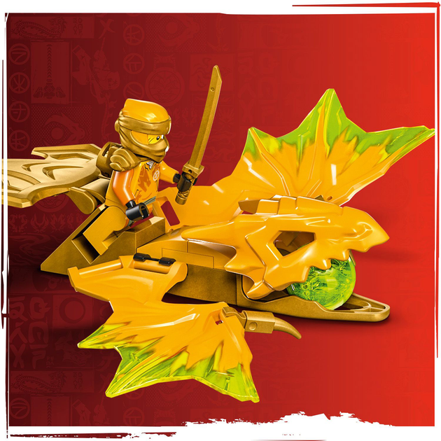 Zestaw klocków LEGO NINJAGO Atak powstającego smoka Arina 27 elementów (71803) - obraz 8